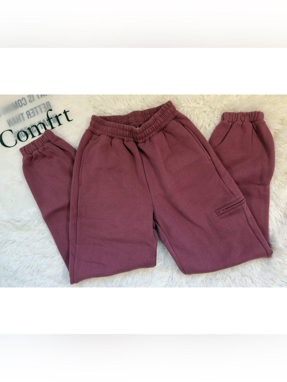 Comfrt | DND Travel Sweatpant | Berry | XS